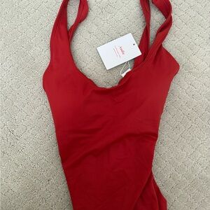Andie Swim Red One-Piece Swimsuit